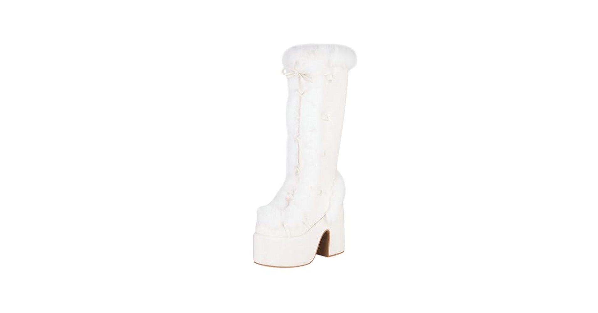 YELLO Ygritte faux fur boots Lサイズ Fashion Fur Boots: Womens Winter Snow Boots With Plush Faux